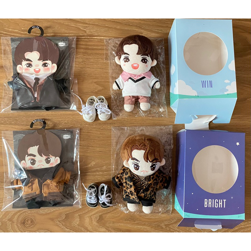 BOOKED BRIGHTWIN DOLL BRIGHTWIN PLUSH DOLL + CLOTHES BRIGHTWIN SIDE BY SIDE THYMEKAVIN F4