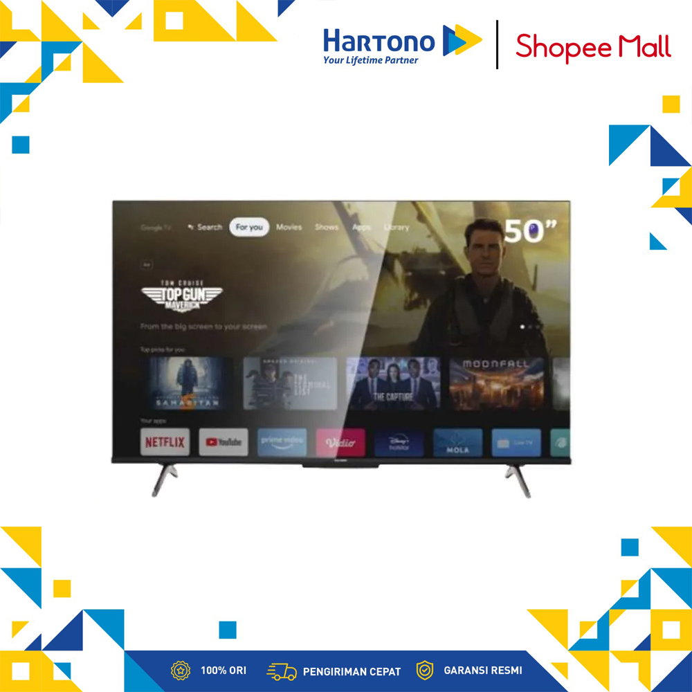 Polytron 50 Inch 4K UHD Smart TV PLD50UG5959