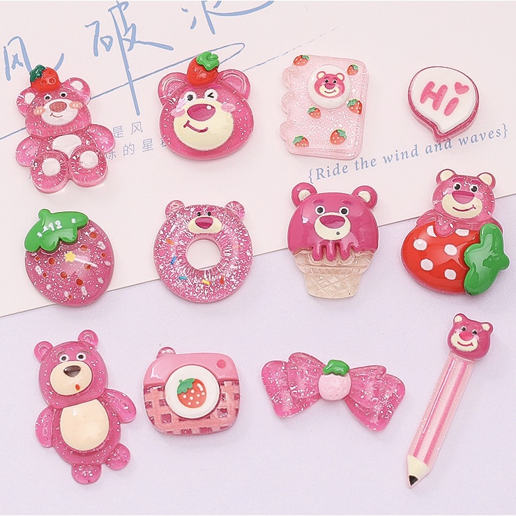 

Stiker 3D Pink Aesthetic PIN Motif Lotso