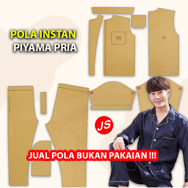 Pola Instan Piyama Pria Jamblang Studio