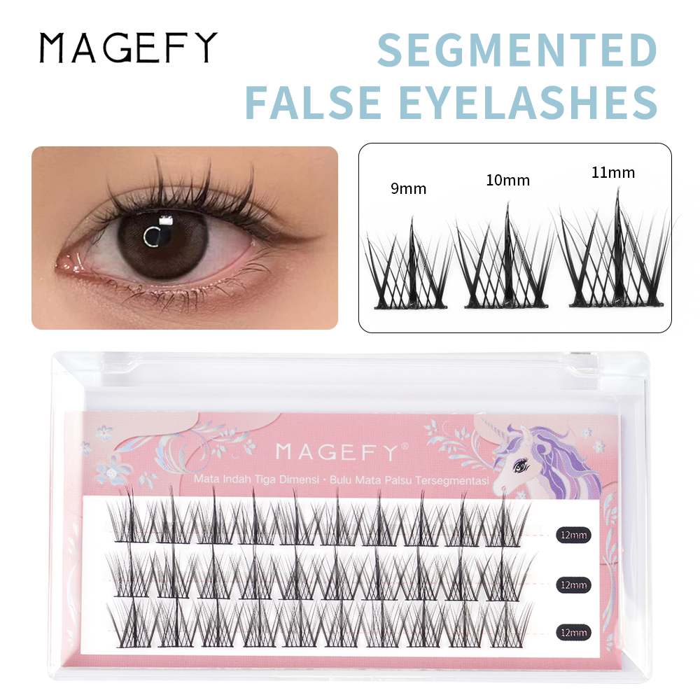 MAGFEY Bulu Mata Palsu Tanam Fake Eyelash Extension Setan Kecil Super 80007