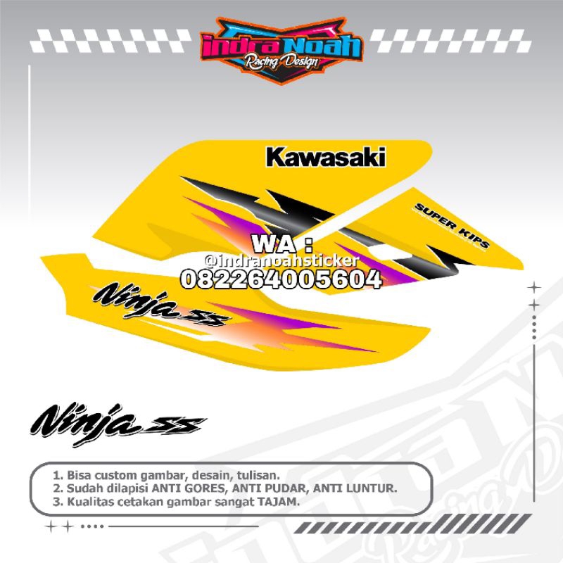 Striping Ninja SSR Thailand Variasi