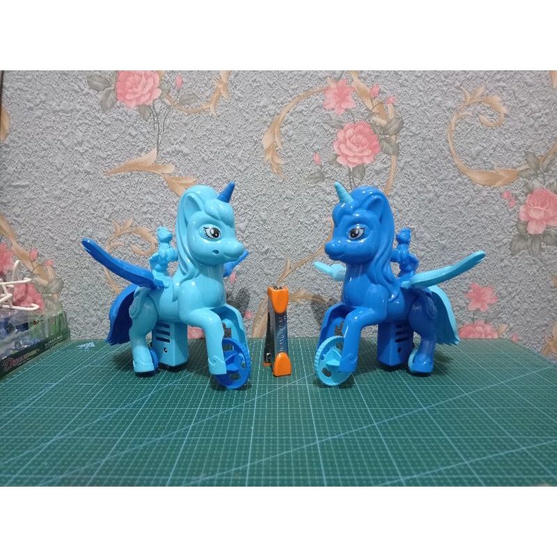 Mainan Anak Kerincingan Kuda Poni Tarik Jalan Bunyi Kring. OCT 7231