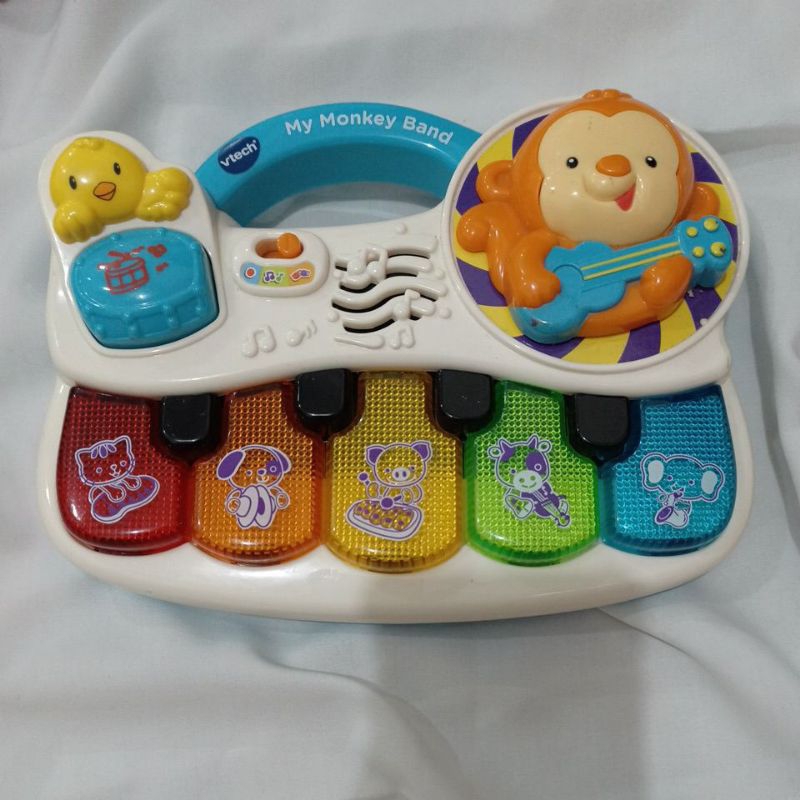mainan musik mainan edukasi my monkey band vtech preloved