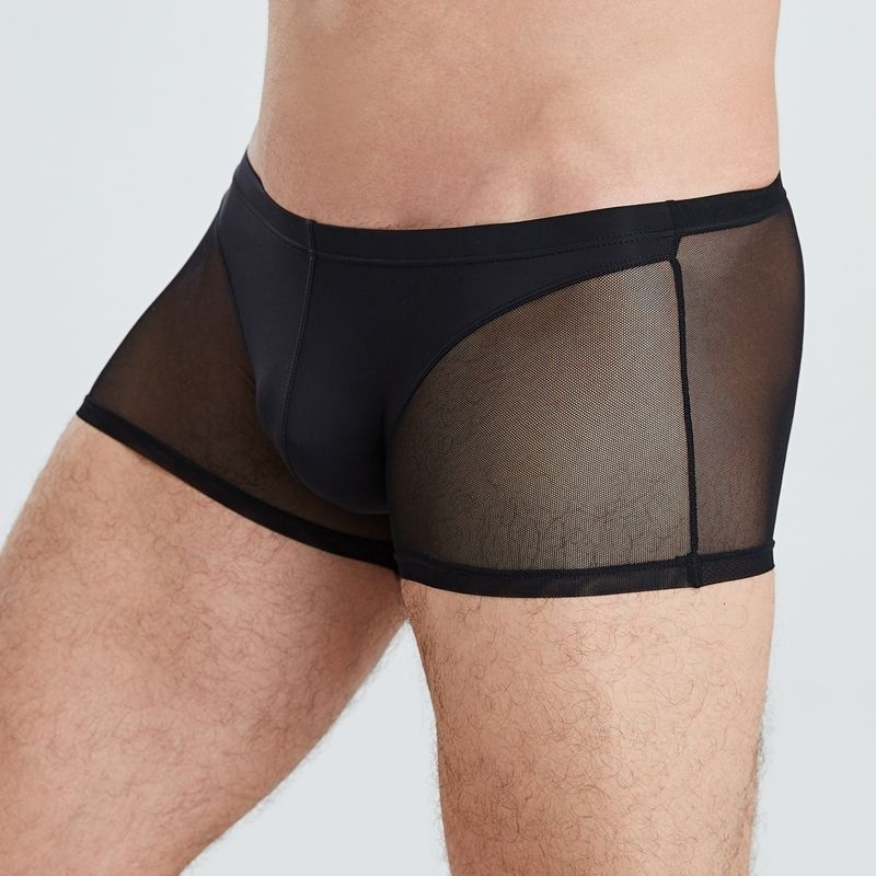 celana dalam pria boxer sexy transparent boxer