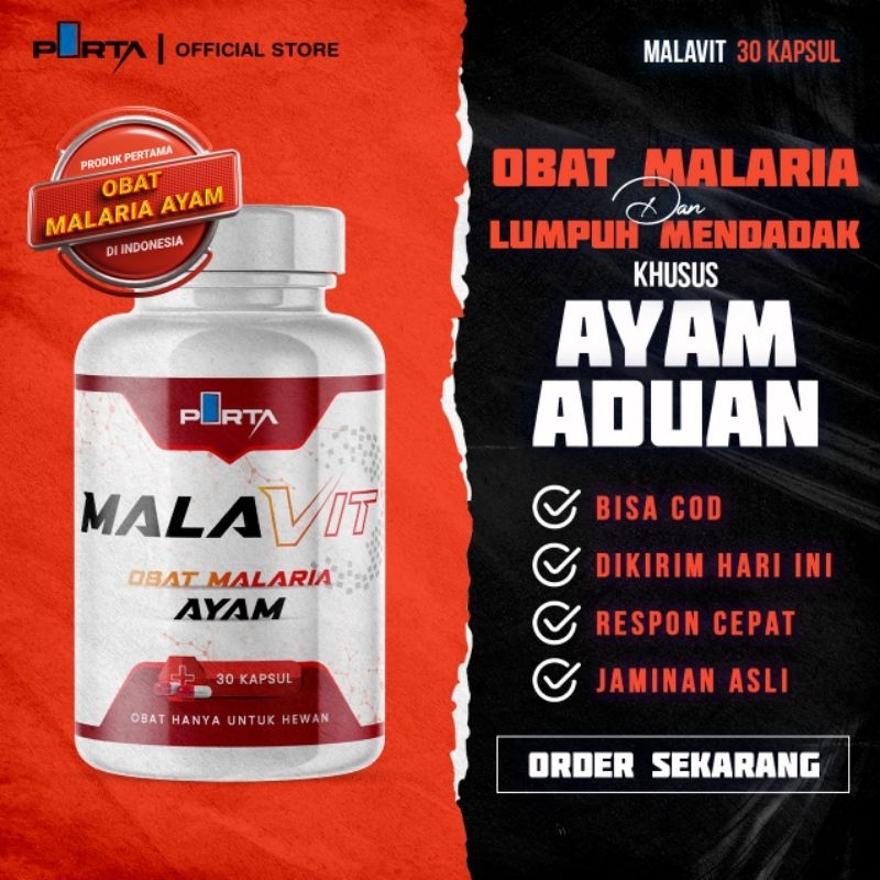 MALAVIT - OBAT MALARIA AYAM ADUAN || LUMPUH MENDADAK PADA AYAM ADUAN/LAGA