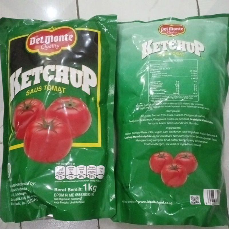 

Del monte Ketchup saus tomat. 1kg