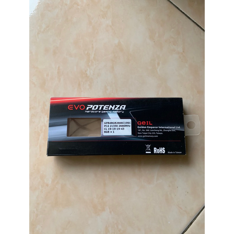 Ram Geil Evo Potenza DDR4 1x8GB 2666MHz