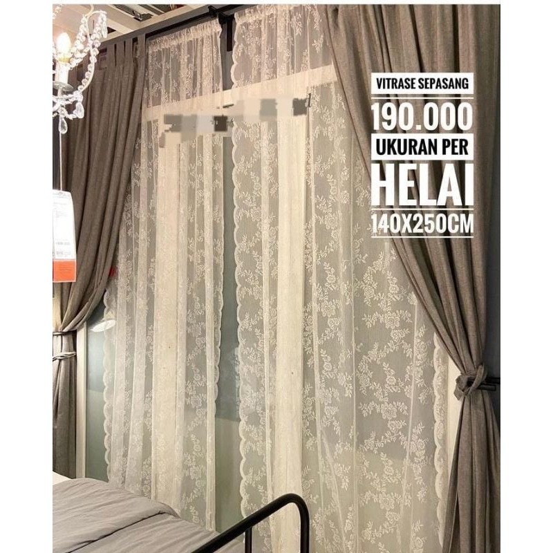Alvine vitrase IKEA