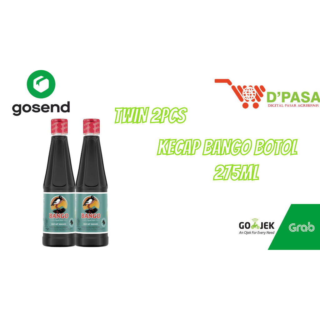 

KIRIM INSTAN Bango Kecap Manis 275ml Twin Pack