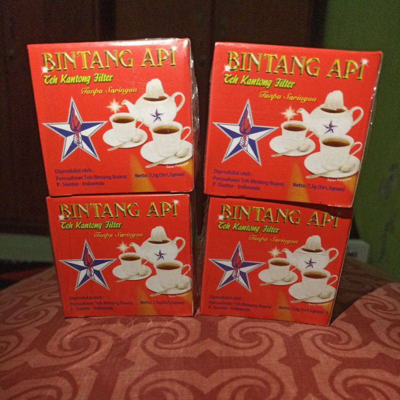 

Teh Bintang Api/Teh Kantong Filter/Teh Murah Mantap