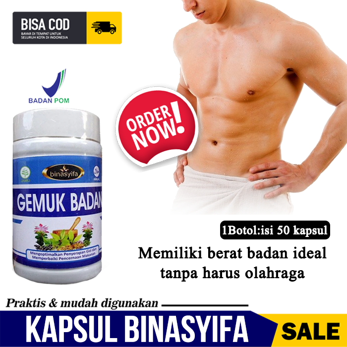 Kapsul Penambah Nafsu Makan Alami untuk Gizi Optimal Kapsul Penggemuk Badan Viral Tiktok Obat Gemuk 