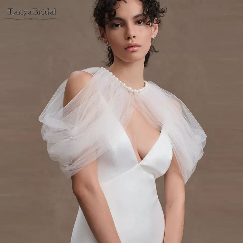 bolero baju / cardigan baju / bolero pesta / bolero tulle mutiara