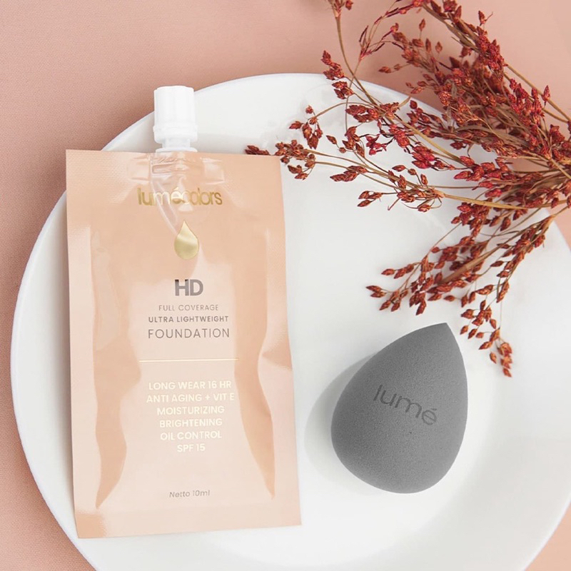 lumecolors Hd foundation/Lumecolors compact powder blurring effect/Lumecolors loose powder