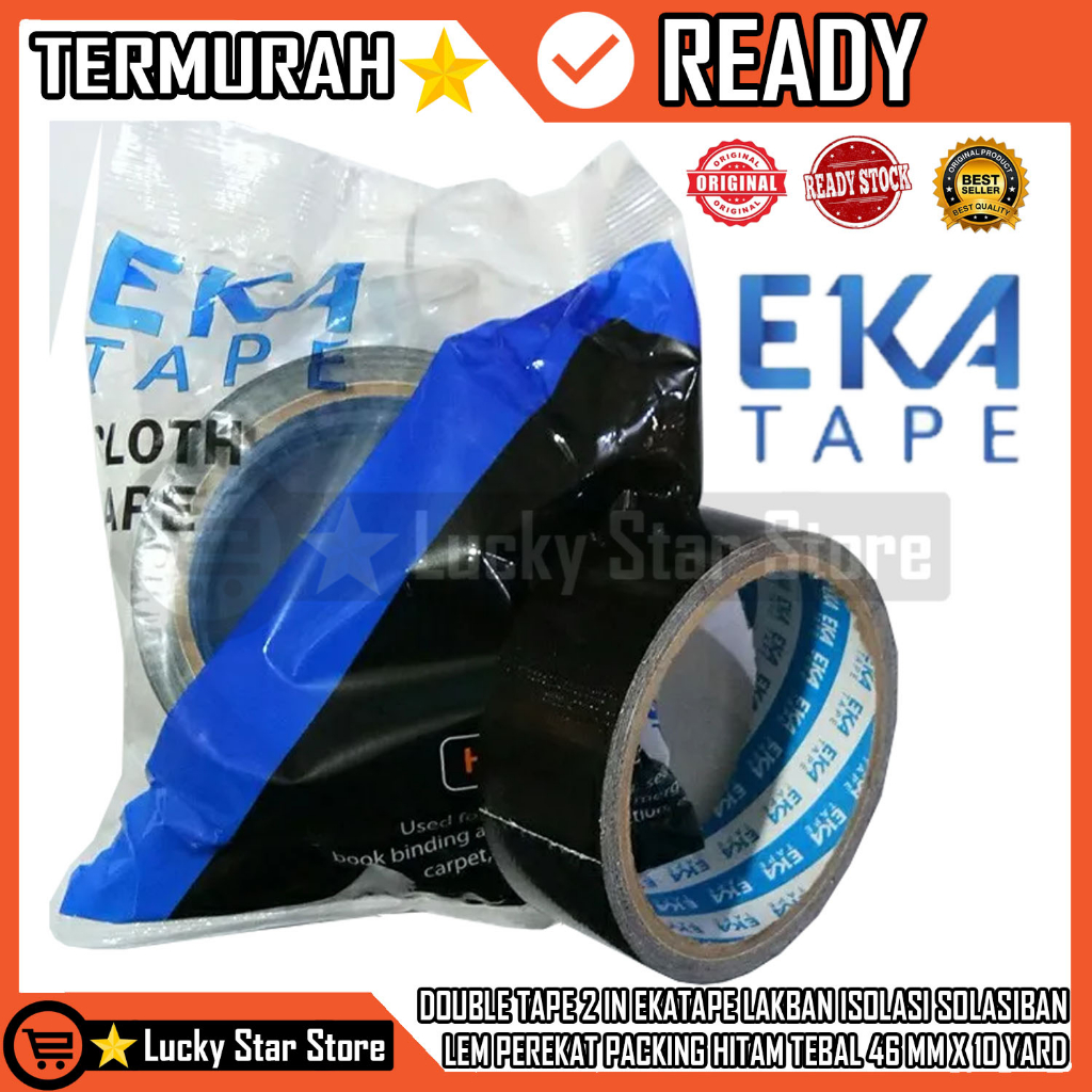 

Solatip Selotip Lakban Hitam 46 Mm X 10 Yard 2 Inch Sikatape Solasi Itam Eka Cloth Tape Solasiban Salasiban Selasiban Perakat Merekatkan Lem Lengket Serbaguna Multifungsi Plester Pelester Barang Seltip Lakkban Seltape Soltape Lim Rol Gulung Black Selatip