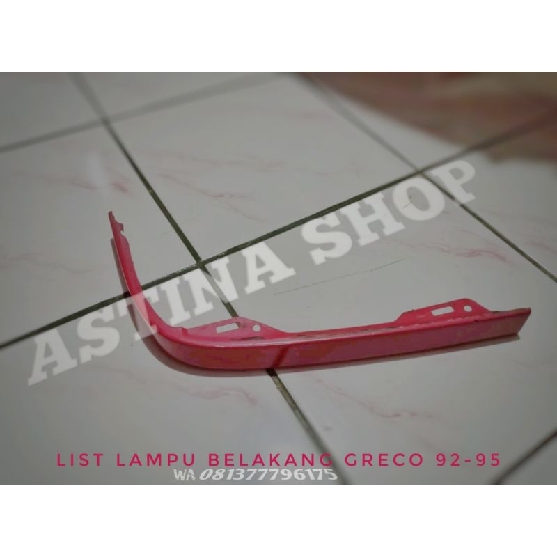 List lampu belakang great corolla 92-95