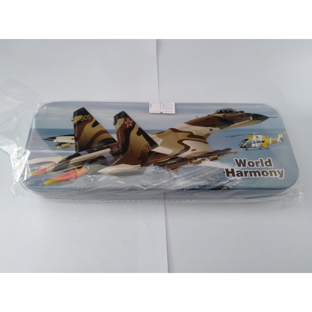 

tempat pensil/ tepak seng/bahan kaleng premium