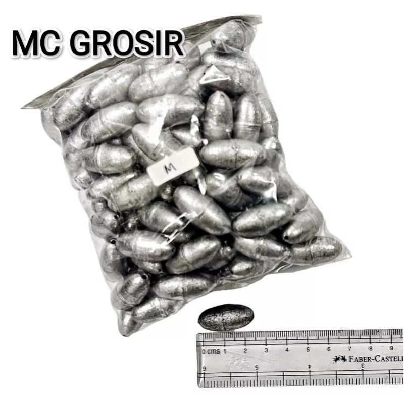 timah // pemberat pancing satuan