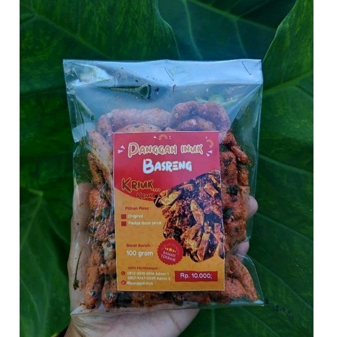 

basreng pedas daun jeruk