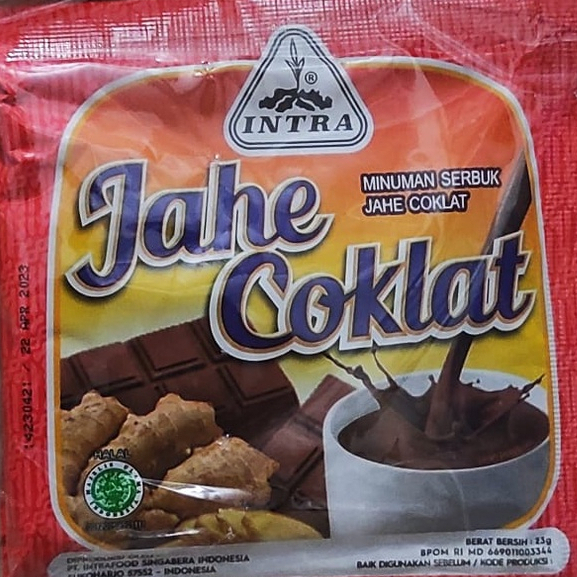 

MURAH MINUMAN SERBUK INTRA JAHE COKLAT