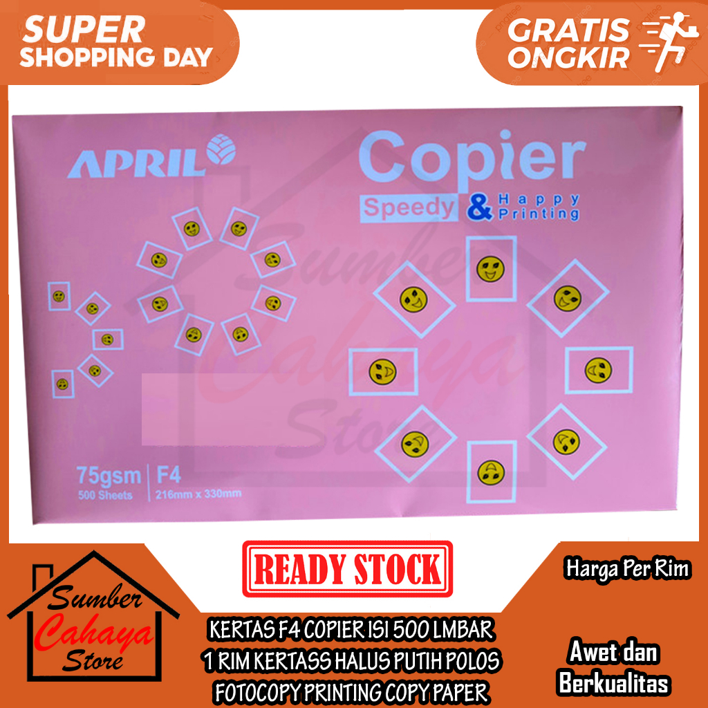 

KERTAS F4 HVS 75 GSM COPIER APRIL BY PAPER PER 1 RIM KERTASS ISI 500 LEMBAR KERTAS HALUS FOTOCOPY PRINT PRINTING FOTOKOPI COPY PAPERS FOTO COPY KOPI REM BOX DUS LEMBARAN SKRIPSI DOKUMEN SURAT BERKAS ALAT TULIS PERLENGKAPAN PERSIAPAN ENVELOPE TULIS