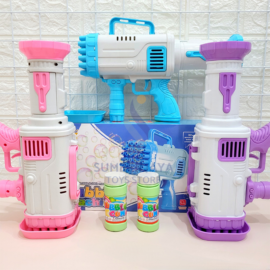 MAINAN ANAK BUBBLE GUN | BUBBLE GUN BASOKA 1528