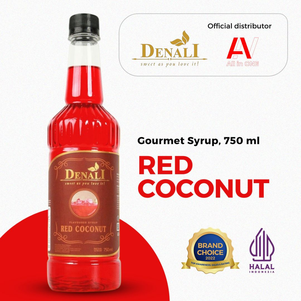 

Syrup Denali 750 ml - Red Coconut