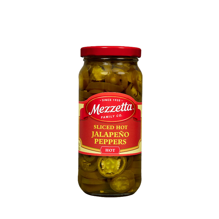 

MEZZETTA SLICED HOT JALAPENO 473ML X 1, KEMASAN BOTOL BELING INSTANT KURIR