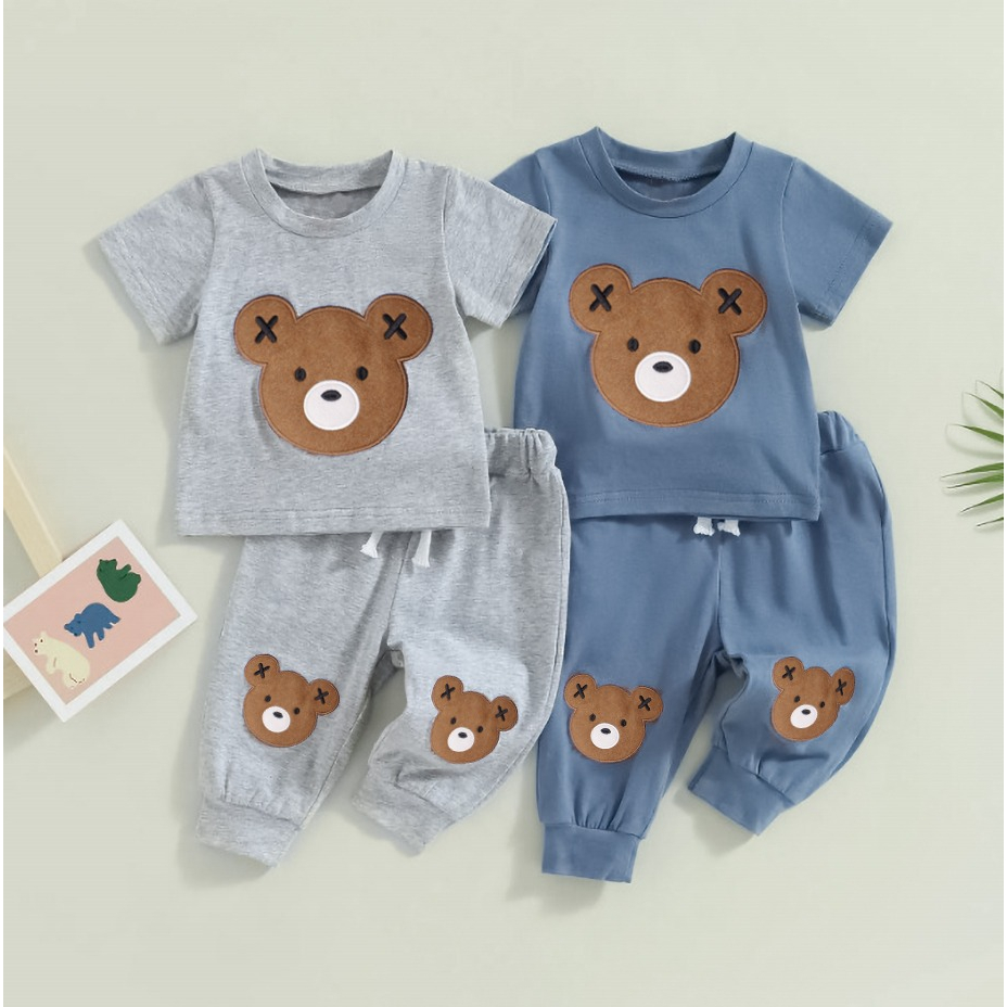 Outbox Fashion Setelan Anak Hila Bear Unisex