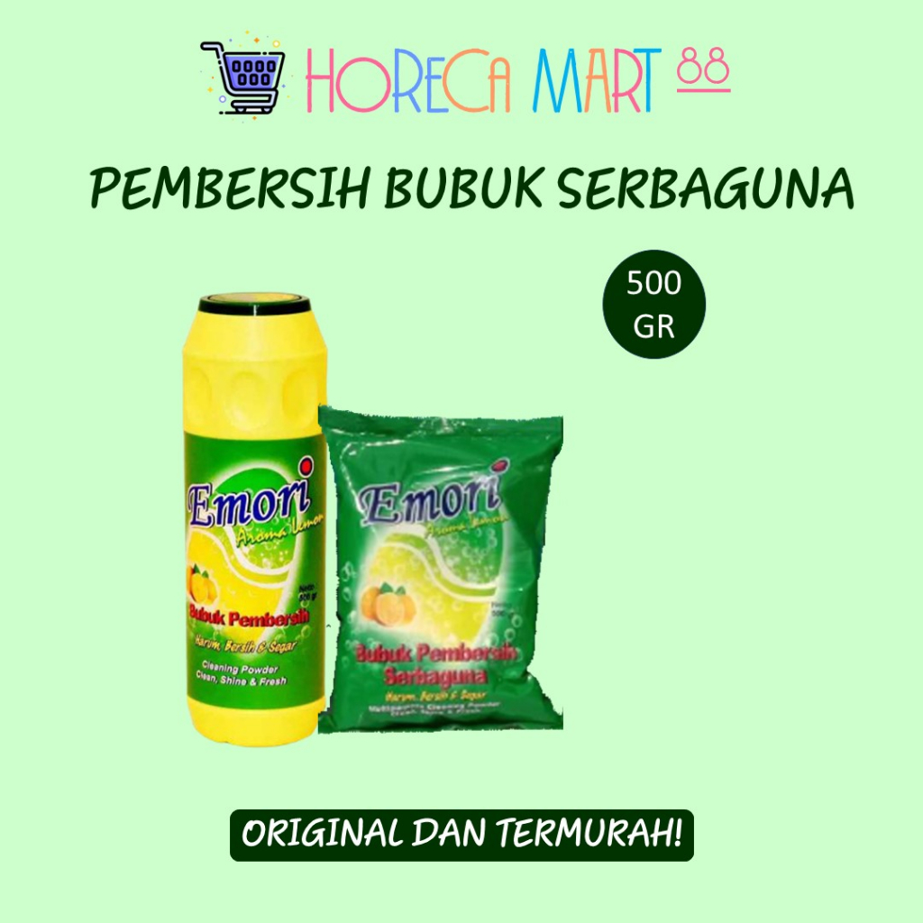Sabun Bubuk Pembersih Serbaguna Emori 500gr