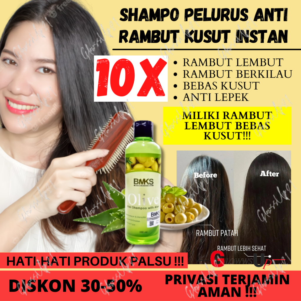 BMKS OLIVE SHAMPOO 250ML ORIGINAL BPOM - OLIVE SHAMPOO BMKS