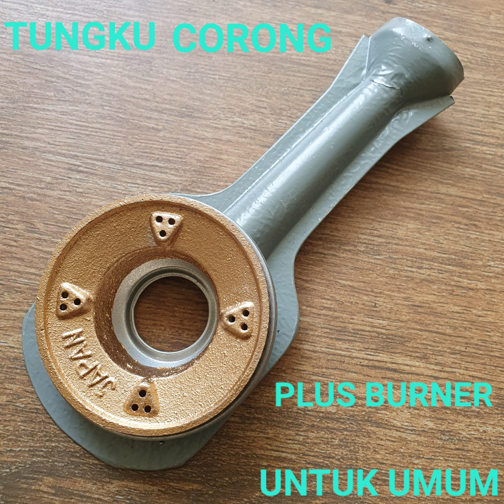 Tungku + Burner Corong Api Gas Kompor RRT Sanex, Panalux, Niko, Tecstar, Cerobong Kompor