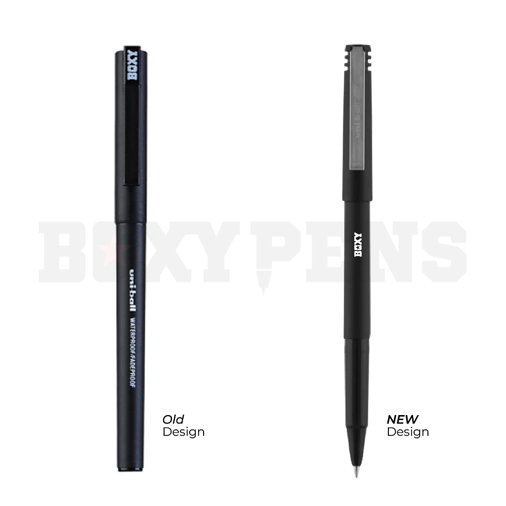

Uniball Boxy Waterproof-Fadeproof Pen Black UB-105