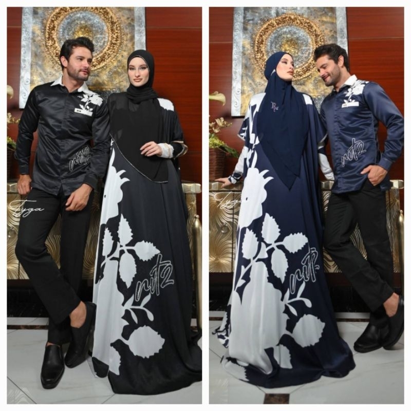 [RITZ SYAR'I] GAMIS SYARI / DREES SET MEWAH ORIGINAL " KAFTAN TYGA " By Ritz Syar'i