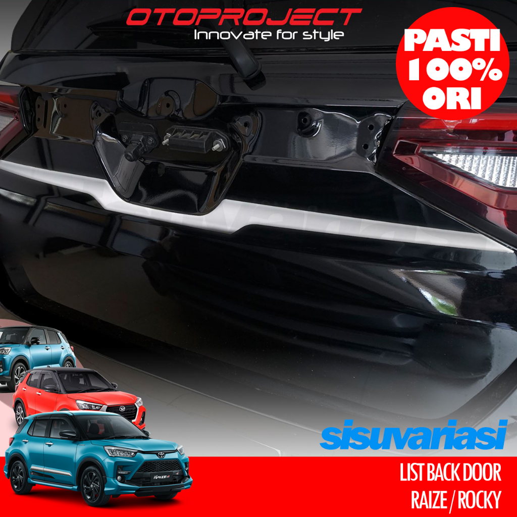 Raize Rocky Aksesoris Otoproject List Pintu Bagasi Belakang Back Door