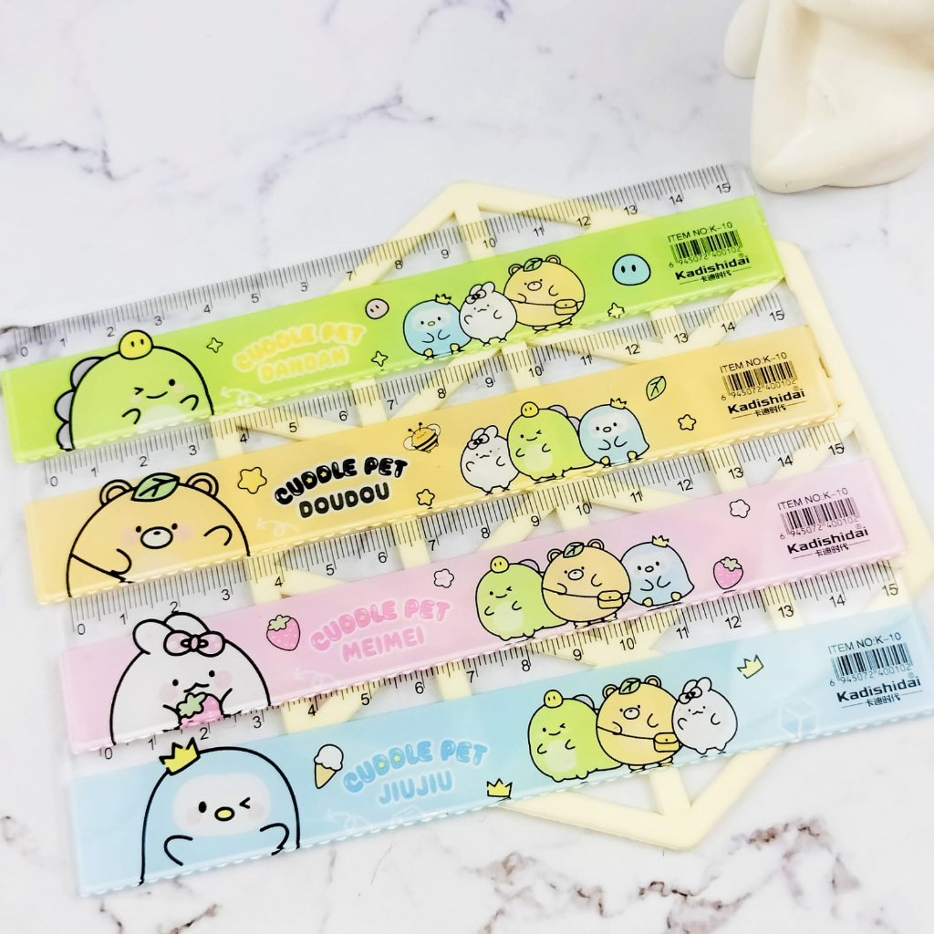

Penggaris 15 CM Kartun Animal Mini Lucu Unik / Ruler Karakter TERMURAH ready 4 Warna lengkap Kualitas Terbaik Alat Tulis Sekolah Anak Kekinian Stationary Fancy bisa Grosir dan COD
