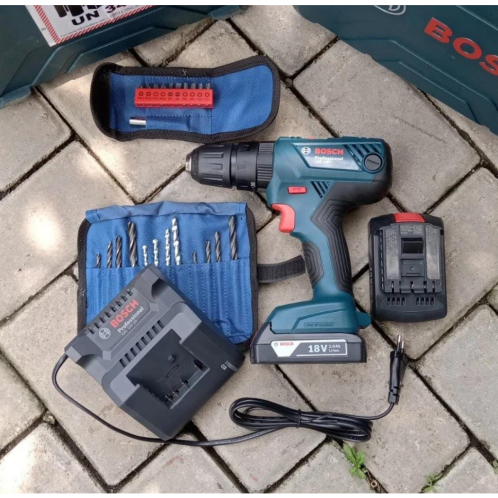 Bor Cordless 18V Bosch GSB 180 Li + acc