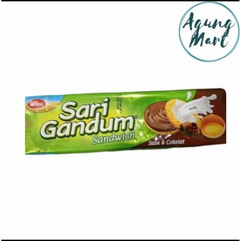 

Roma Biscuit Sari Gandum Sadwich Susu&Coklat 115g