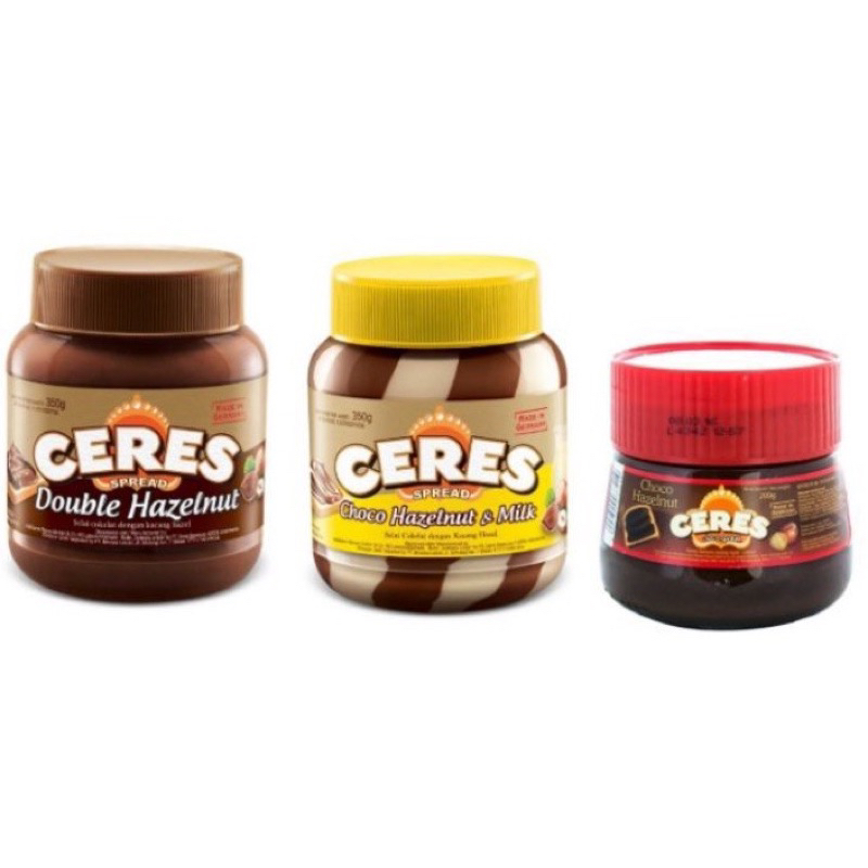 

Ceres Spread Selai Choco Hazelnut&Milk Double Hazelnut 350 Gr