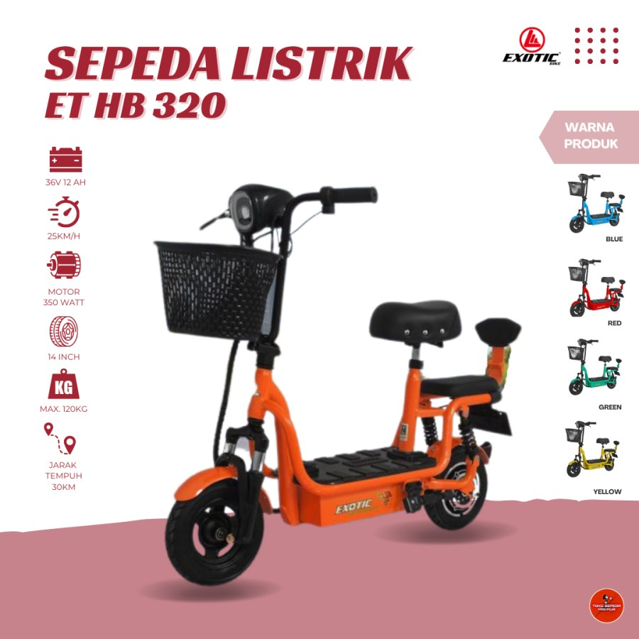 Exotic Tiny Bike Skuter Listrik Bisa Kredit