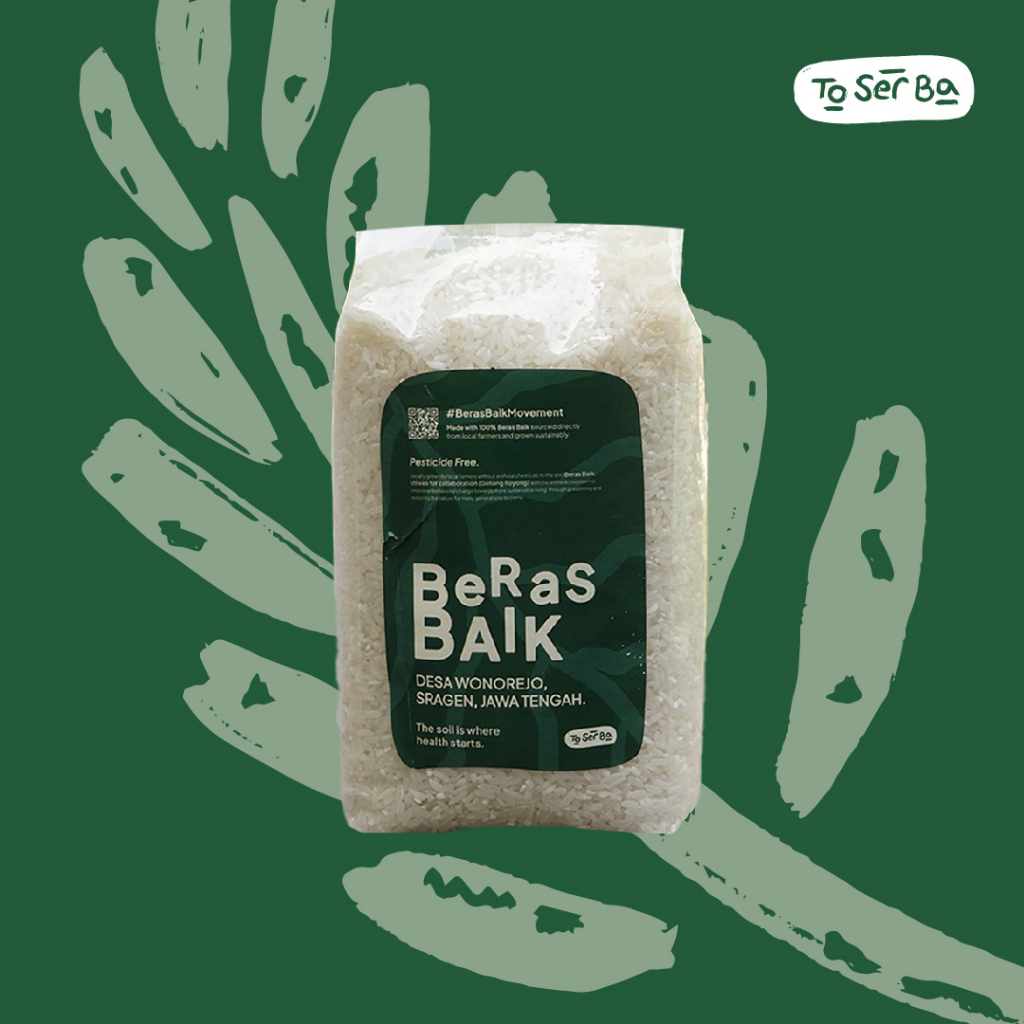 

Beras Baik Putih Sragen (Beras Organik - Bebas Gula) - 1 kg