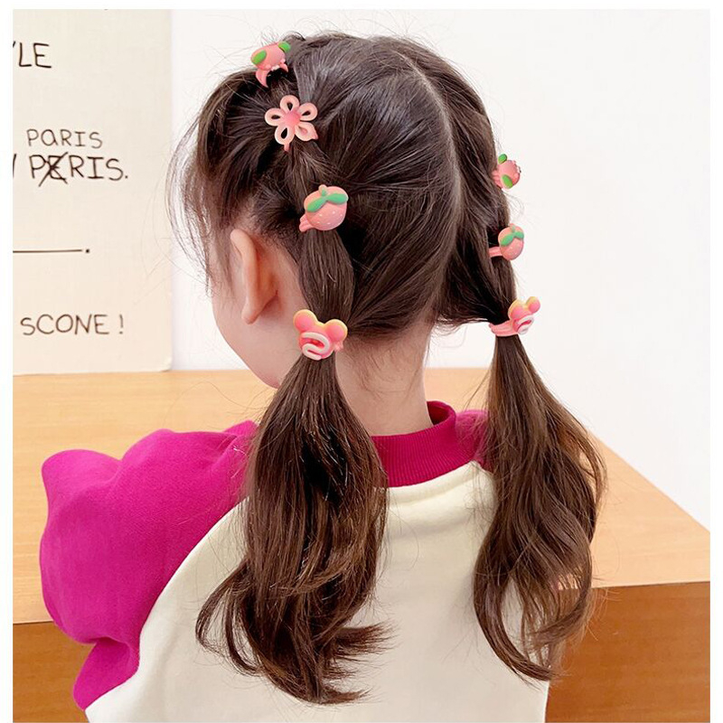 Ikat Rambut Anak Perempuan Motif Lucu Isi 10pc Ikat Rambut Gaya Korea Import