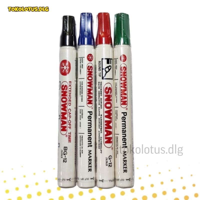 

Spidol snowman permanen permanent marker besar
