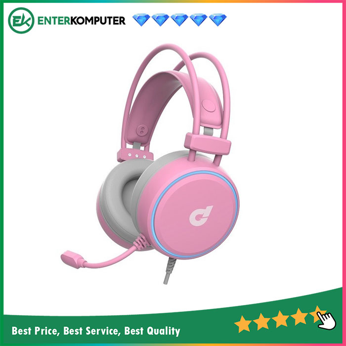 DBE GM190 7.1 Pink Edition Virtual Surround Gaming Headphone