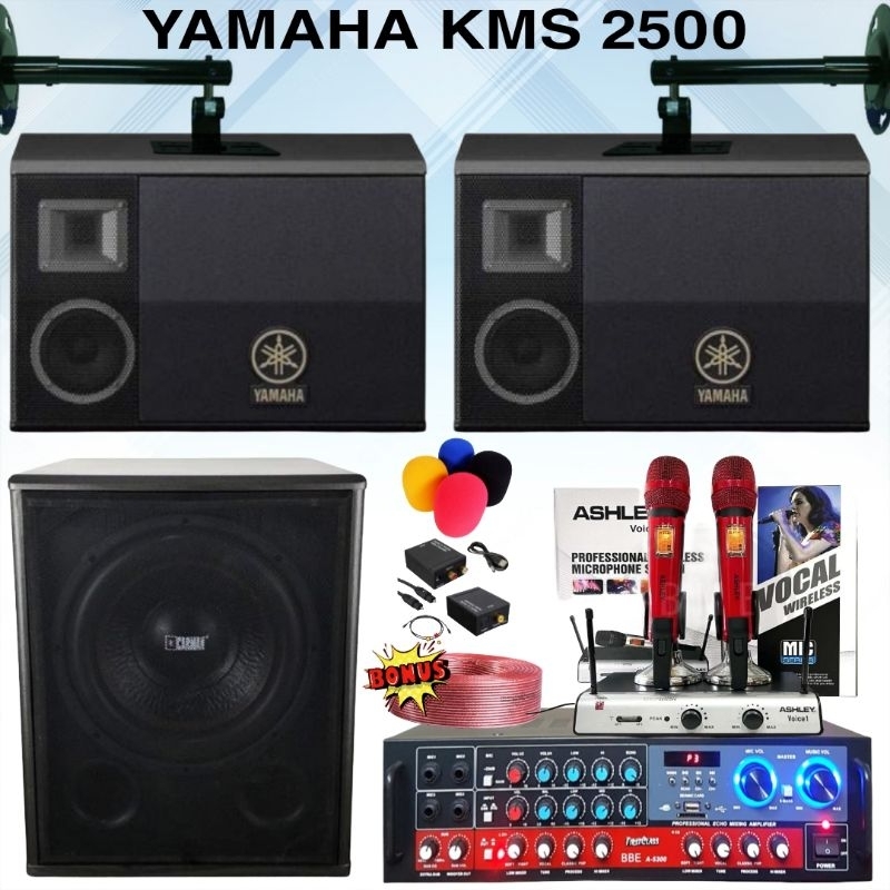 PAKET SOUND SYSTEM KARAOKE RUMAHAN 10 INCH YAMAHA PAKET FULL SET CAFE DAN RESTORAN SOUND AUDIO YAMAH