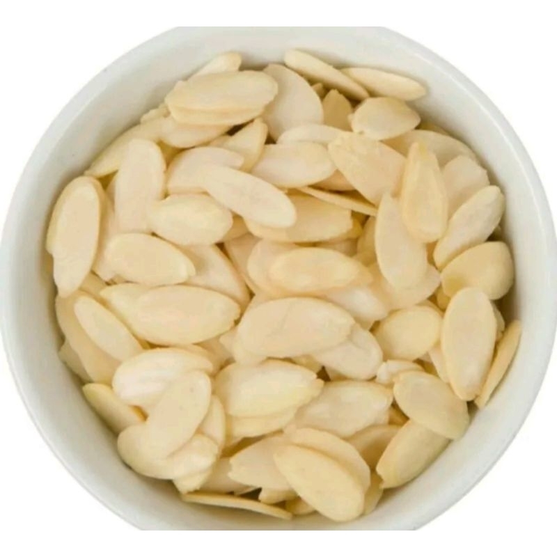 

kode B almond slice 250 gram mentah repack premium kacang almond