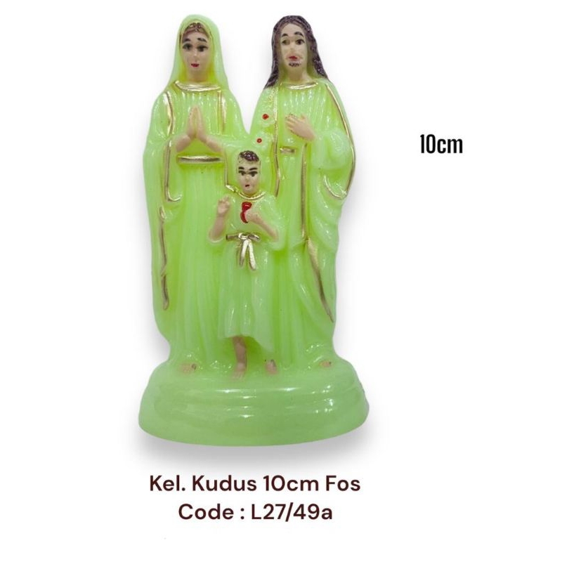 Patung Keluarga Kudus Plastik 10cm - Patung Mini