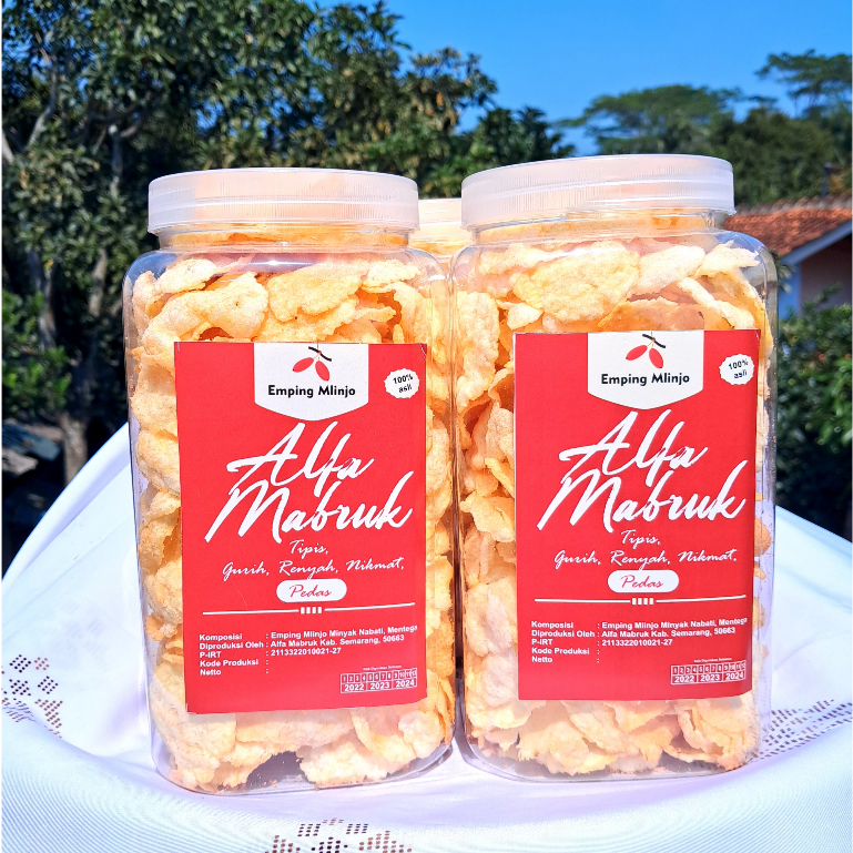 

Keripik Makanan Emping Melinjo Pedas Manis Balado Gurih Nikmat