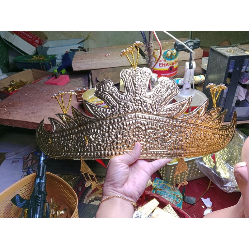 siger lampung//aksesoris kepala adat lampung