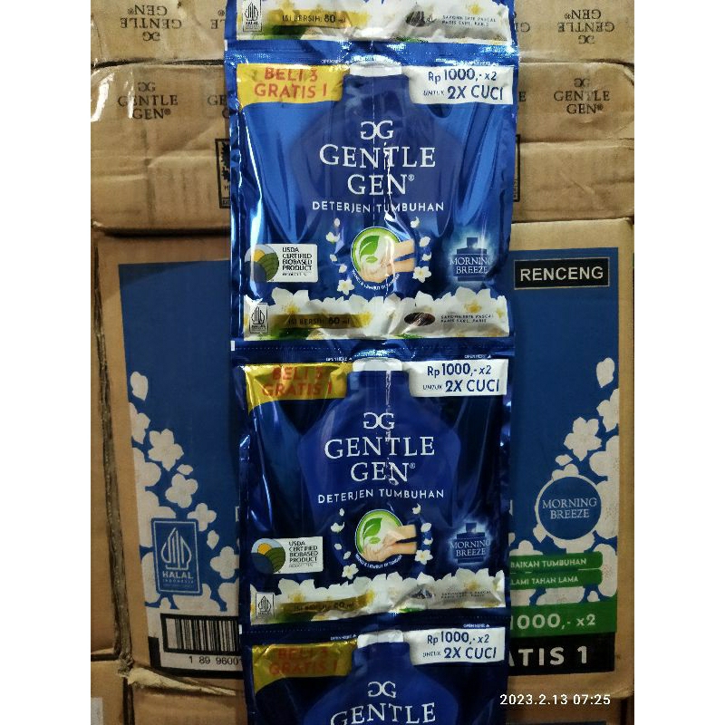 GENTLE GENT DETERJEN CAIR RENCENG/ POUCH